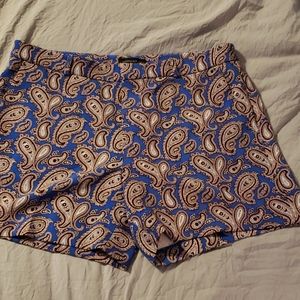 Ladies Banana Republic Paisley Size 14 Shorts